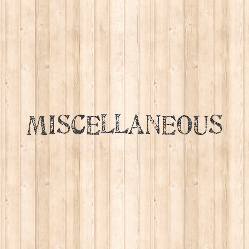 Miscellaneous